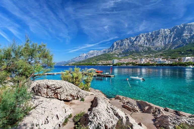 Apartman Flamingo Lägenhet Makarska Exteriör bild